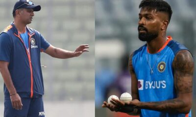 Rahul Dravid and Hardik Pandya