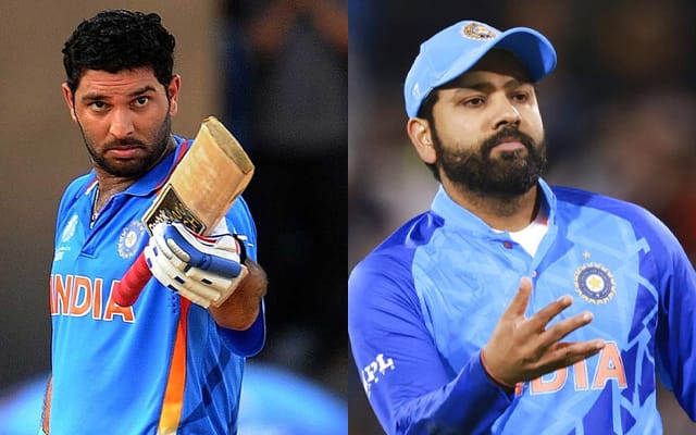 Yuvraj Singh and Rohit Sharma