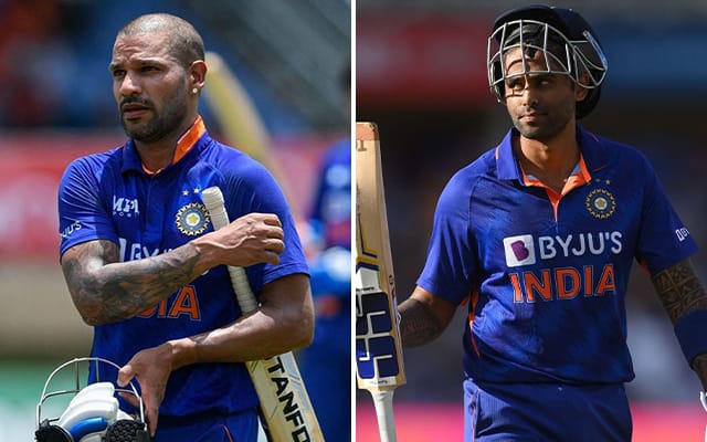 Shikhar Dhawan and Suryakumar Yadav