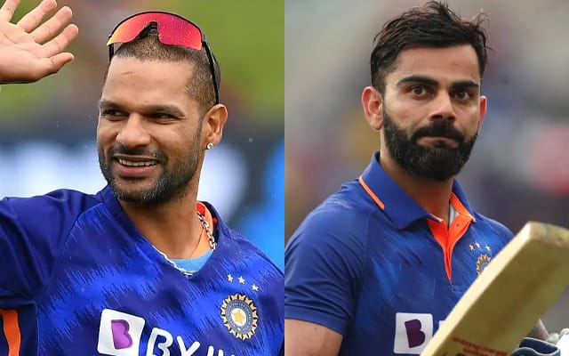 Shikhar Dhawan and Virat Kohli