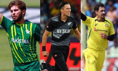 Shaheen Afridi, Trent Boult and Mitchell Starc