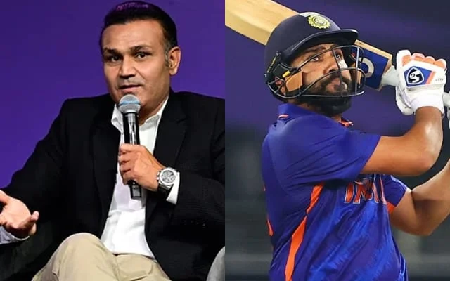 Virender Sehwag and Rohit Sharma