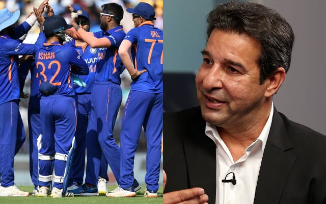 Team India and Wasim Akram