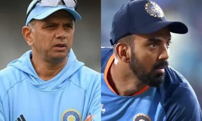 Rahul Dravid and KL Rahul