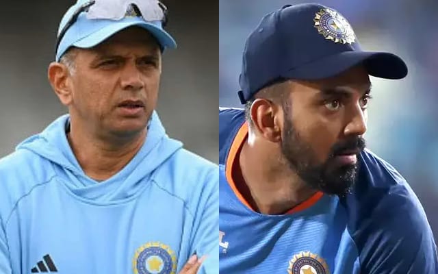 Rahul Dravid and KL Rahul