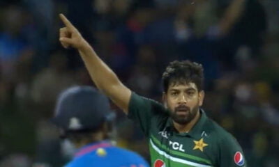 Haris Rauf's aggressive send-off