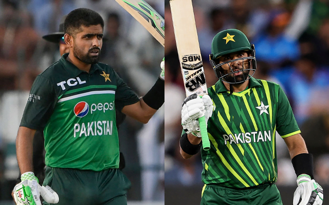 Babar Azam and Iftikhar Ahmad