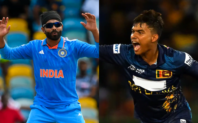 Ravindra Jadeja and Dunith Wellalage