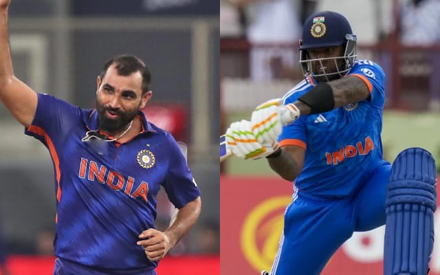 Mohammad Shami and Suryakumar Yadav