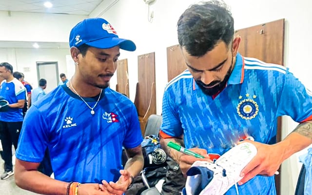 Sompal Kami and Virat Kohli