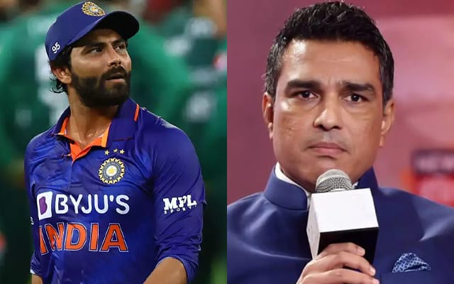 Ravindra Jadeja and Sanjay Manjrekar