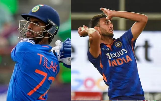 Tilak Varma and Prasidh Krishna