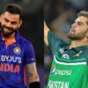 Virat Kohli and Shaheen Afridi