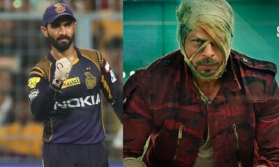 Dinesh Karthik and Shah Rukh Khan