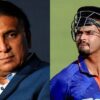 Sunil Gavaskar and Shreyas Iyer