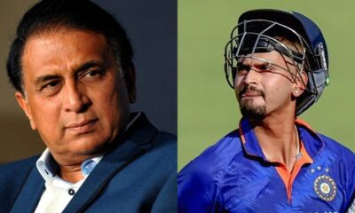 Sunil Gavaskar and Shreyas Iyer