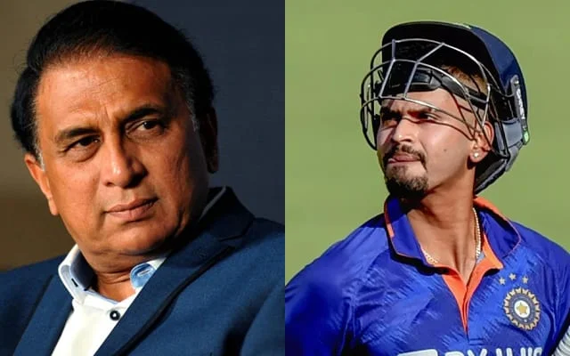 Sunil Gavaskar and Shreyas Iyer