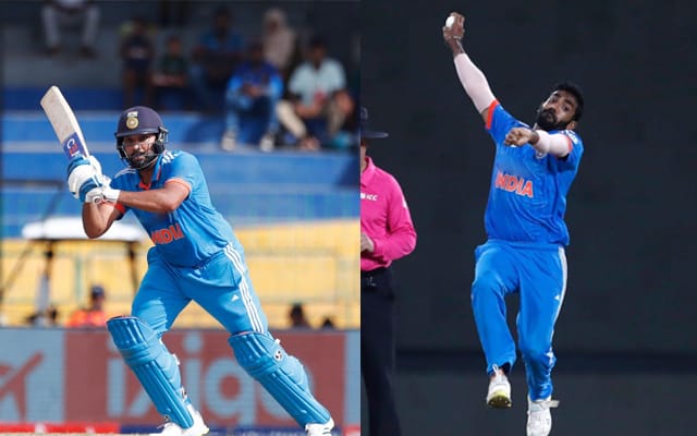 Rohit Sharma and Jasprit Bumrah