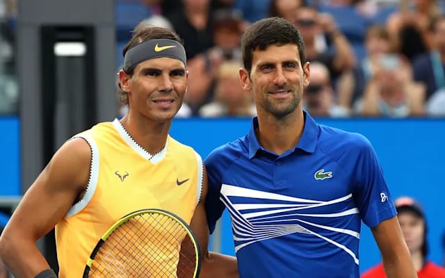 Rafael Nadal and Novak Djokovic