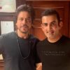 Gautam Gambhir and Shah Rukh Khan