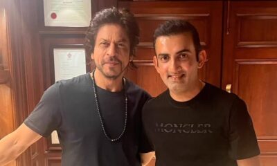 Gautam Gambhir and Shah Rukh Khan