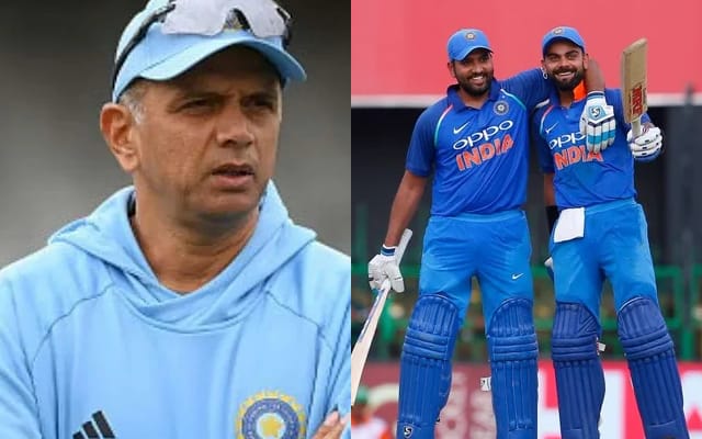 Rohit Sharma - Virat Kohli and Rahul Dravid