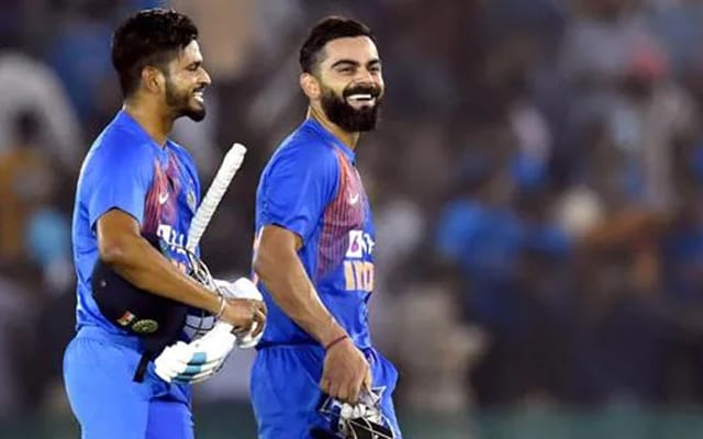 Shreyas Iyer and Virat Kohli