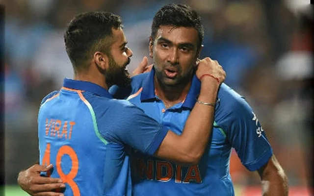 Ravichandran Ashwin and Virat Kohli