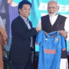 Sachin Tendulkar and Narendra Modi