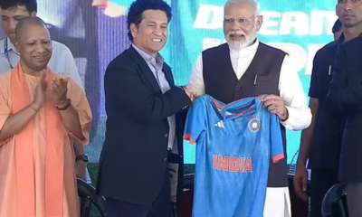 Sachin Tendulkar and Narendra Modi