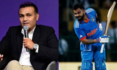 Virender Sehwag and Virat Kohli