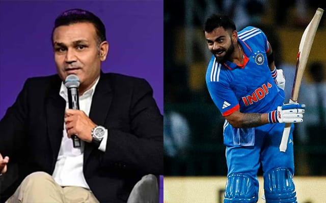 Virender Sehwag and Virat Kohli