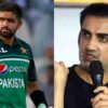 Babar Azam and Gautam Gambhir