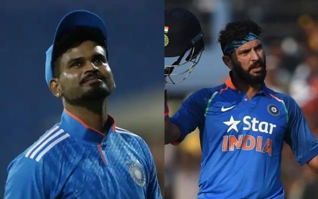 Yuvraj Singh and Shreyas Iyer