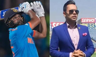 Aakash Chopra and Rohit Sharma