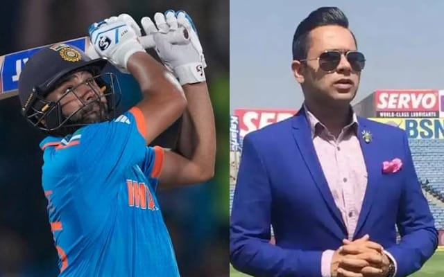 Aakash Chopra and Rohit Sharma