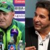 Wasim Akram and Mickey Arthur