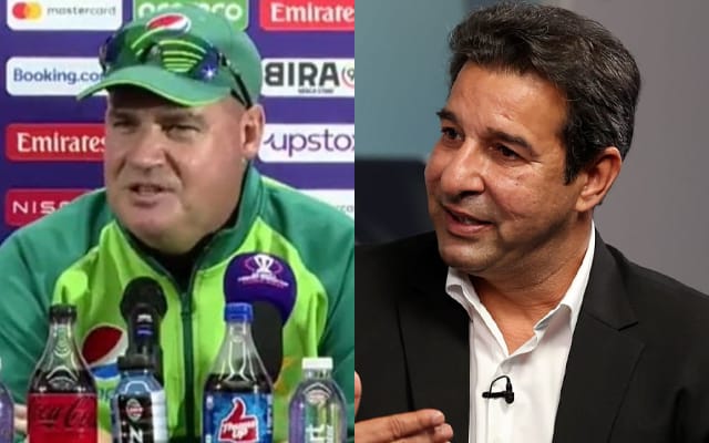 Wasim Akram and Mickey Arthur