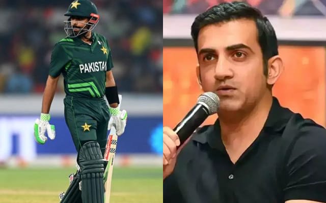 Babar Azam and Gautam Gambhir