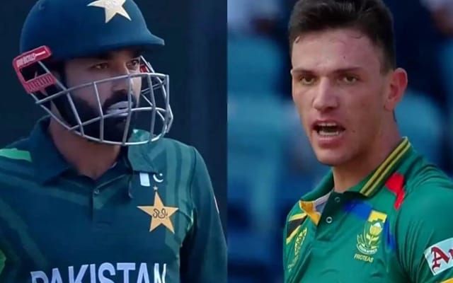 WATCH: Mohammad Rizwan And Marco Jansen Involved In Fiery Heat Exchange ...