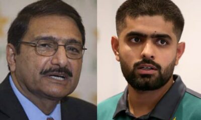 Zaka Ashraf and Babar Azam