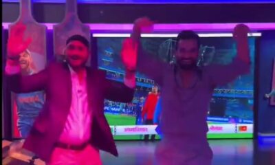 Irfan Pathan and Harbhajan Singh