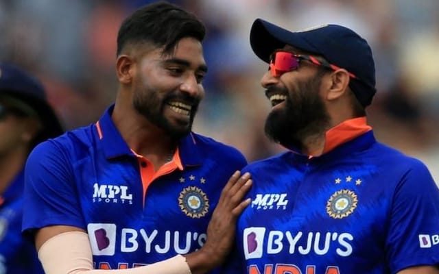 Mohammed Shami taken over Mohammed Siraj