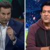 Wasim Akram and Hasan Raza