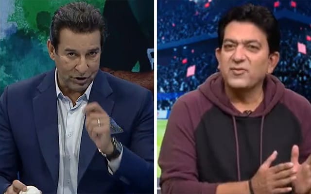 Wasim Akram and Hasan Raza