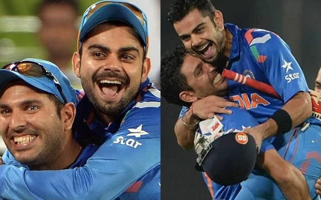 Yuvraj Singh and Virat Kohli