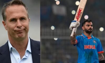 Michael Vaughan and Virat Kohli