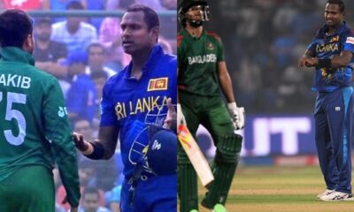 Angelo Mathews and Shakib-Al-Hasan