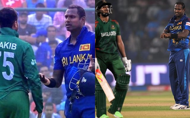Angelo Mathews and Shakib-Al-Hasan