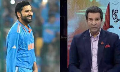 Wasim Akram and Rohit Sharma